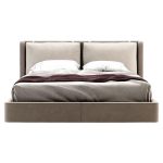 Hnoss Curved Modern Leather Platform Bed (کپی) - Image 3